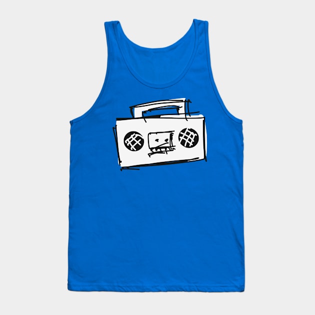 Boom Box Tank Top by SpookyMeerkat